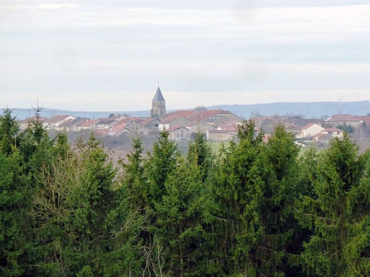 Vue sur le village - Sainte-Barbe