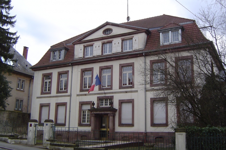 La sous-préfecture de Sarrebourg