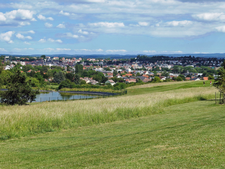 La ville vue du terrain de golf - Sarrebourg