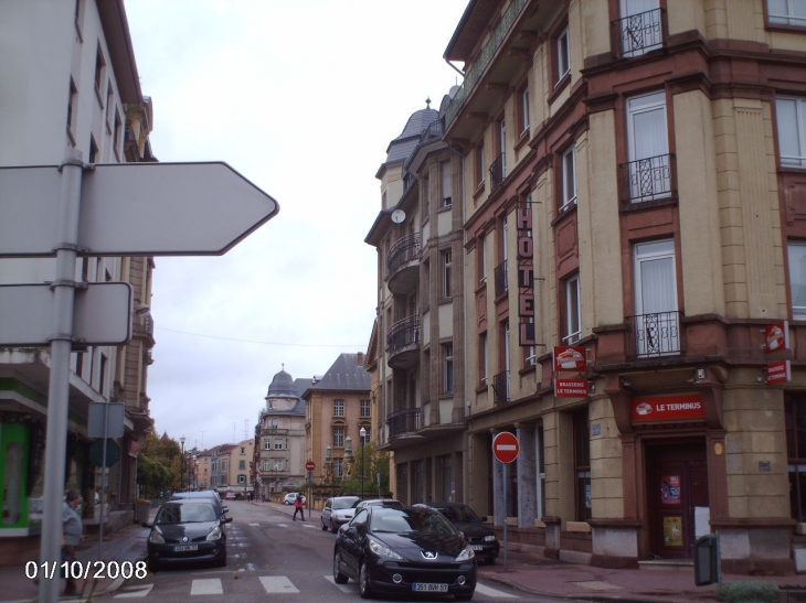 Une rue - Sarreguemines