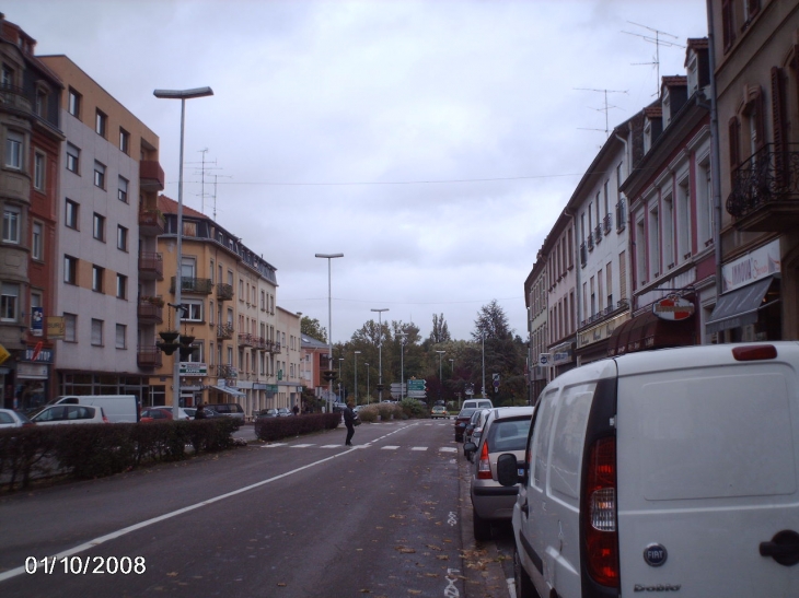 Rue de la gare - Sarreguemines