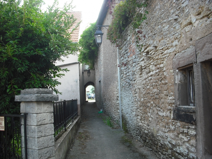 Ruelle route de bitche  sous les maisons  vers jardins - Sarreguemines