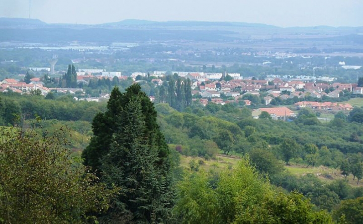 Vue de Norroy le Veneur - Semécourt