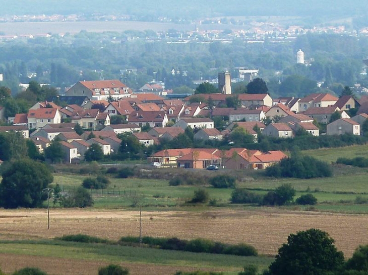 Vue de Norroy le Veneur - Semécourt