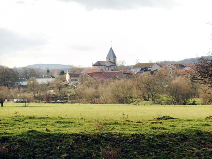 Vue sur le village - Sillegny