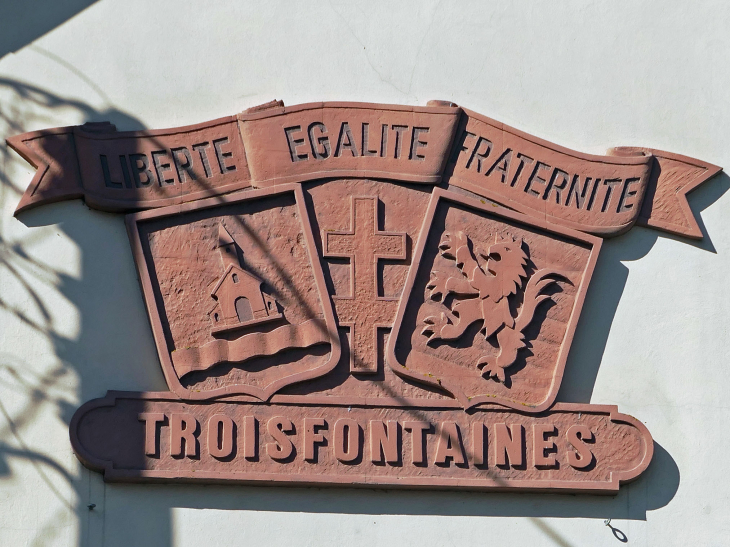 Les armes de la ville - Troisfontaines