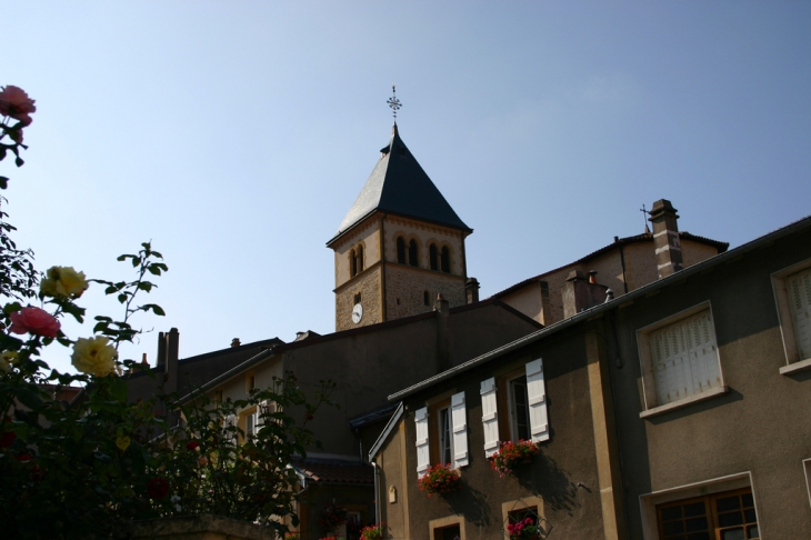 Le clocher vu de la rue franche - Vaux