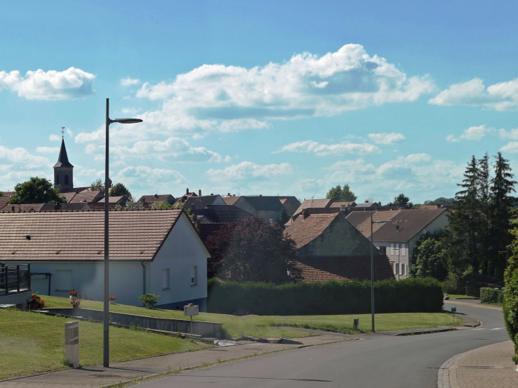 Vue sur le village - Veckersviller