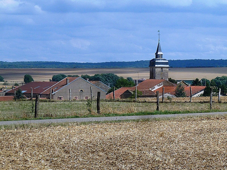 Vue sur le village - Vionville