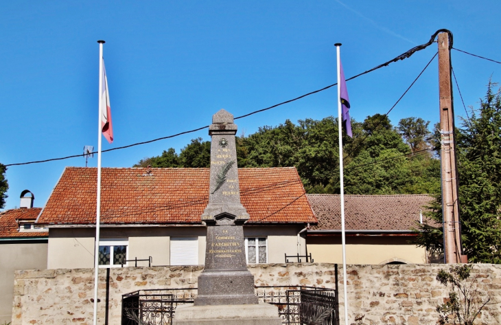 Monument-aux-Morts - Archettes