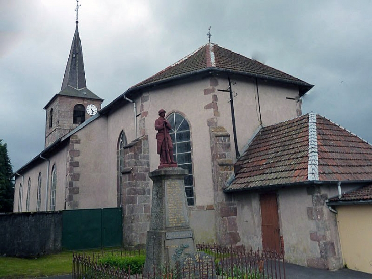 Derrière l'église - Champdray