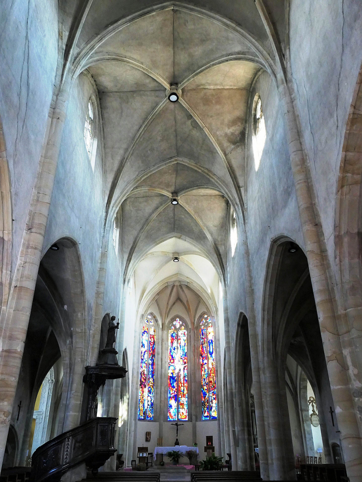 Intérieur de l'église Saint Nicolas - Charmes