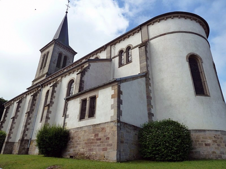 Derrière l'église - Chaumousey