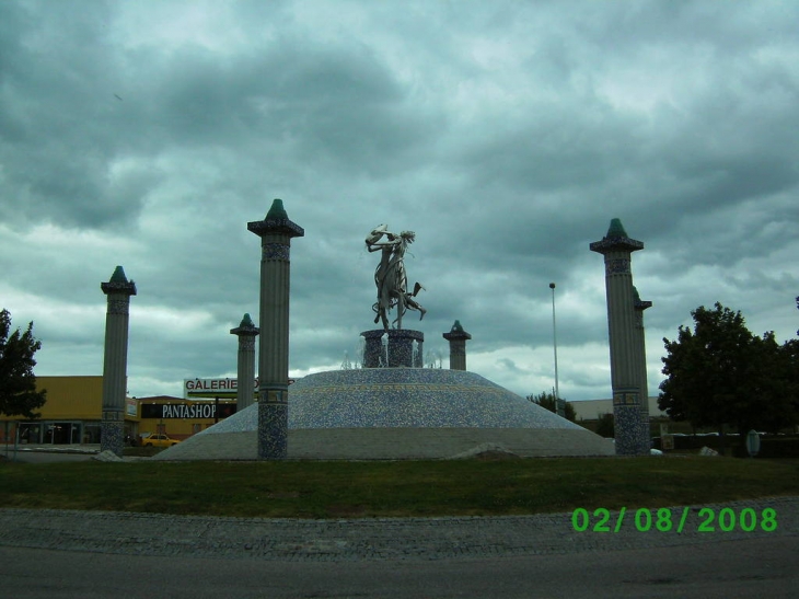 Rond point côté Vittel - Contrexéville