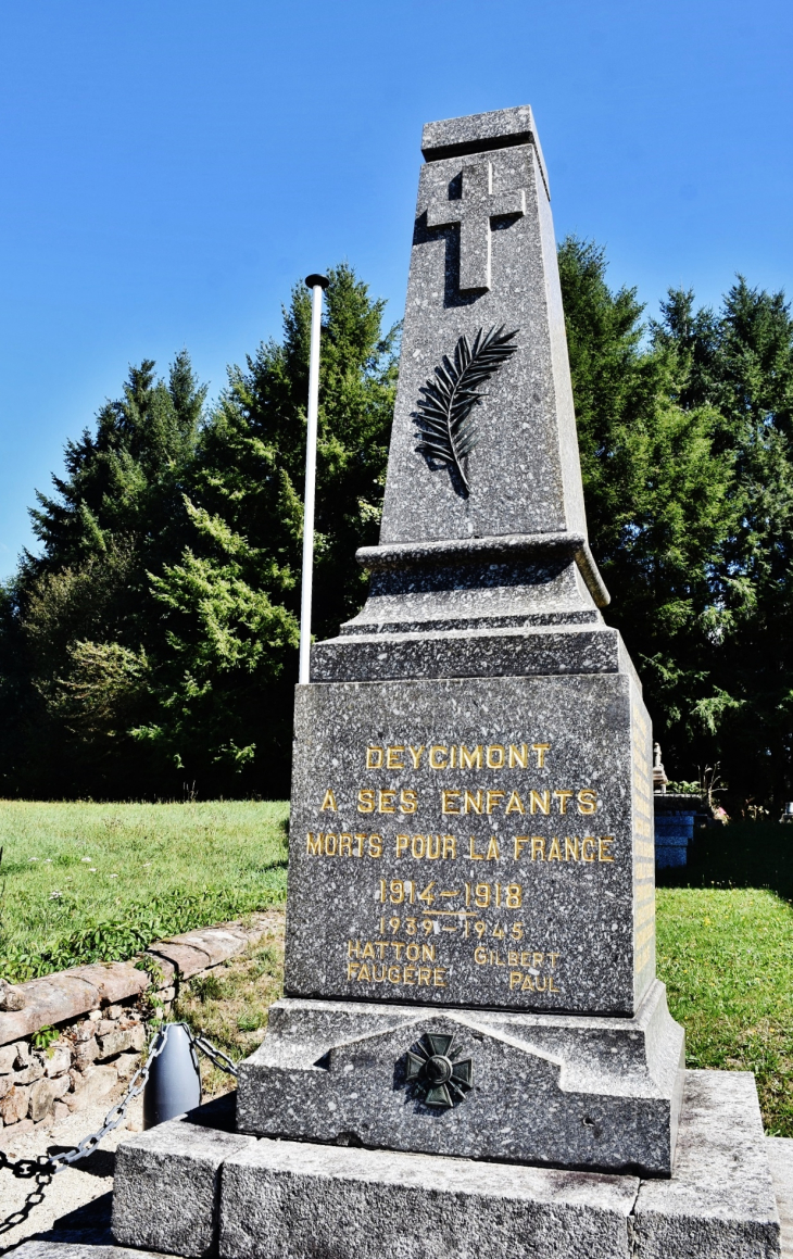 Monument-aux-Morts - Deycimont