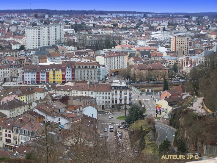 Epinal vue du château - Épinal