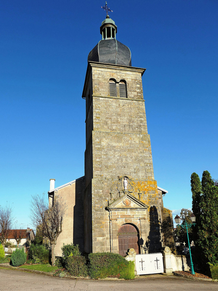 Le clocherde l'église - Gigney