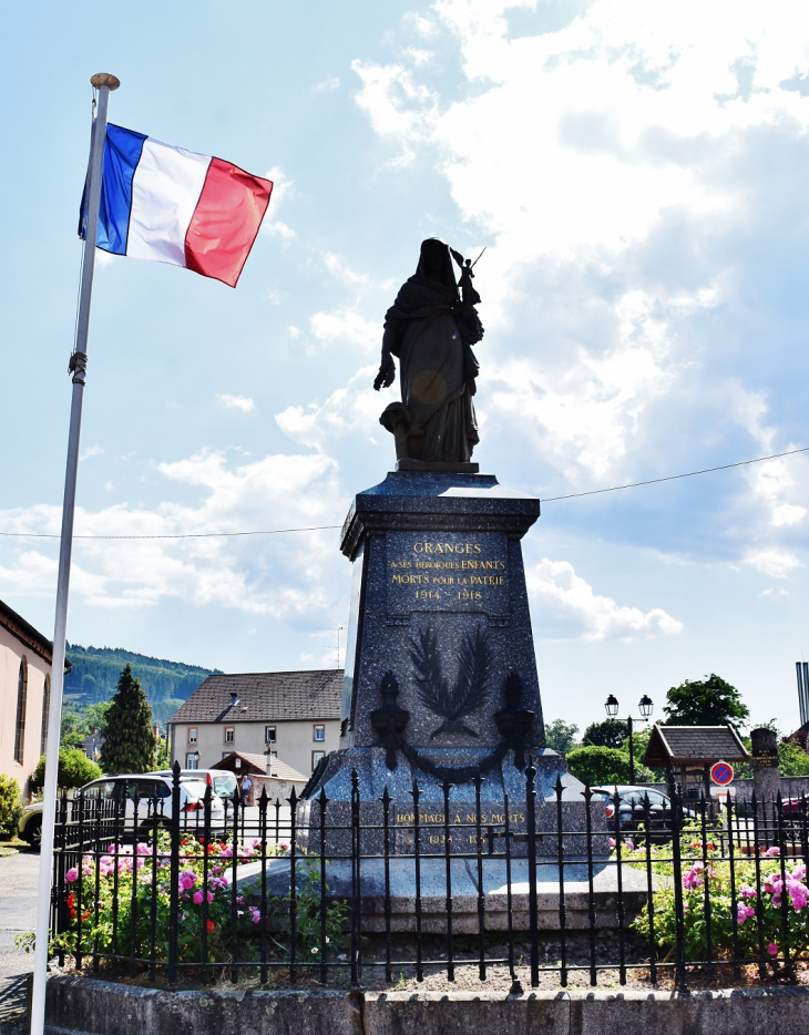 Monument-aux-Morts - Granges-sur-Vologne