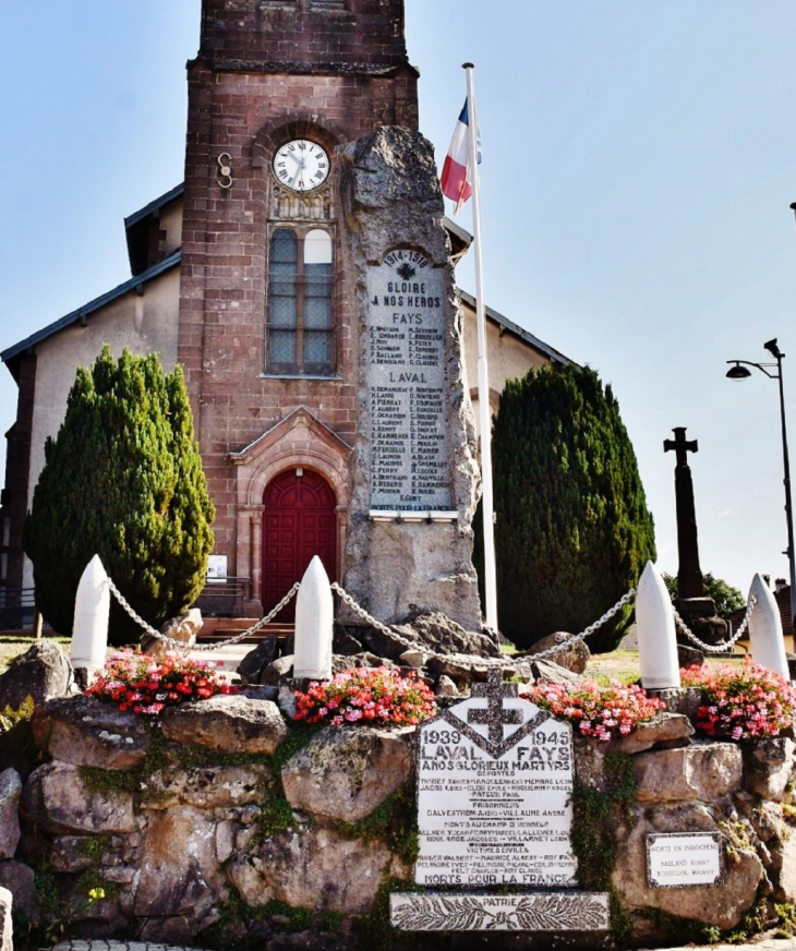 Monument-aux-Morts - Laval-sur-Vologne