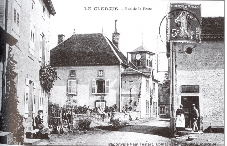 Le Clerjus - rue de la poste (ancienne)