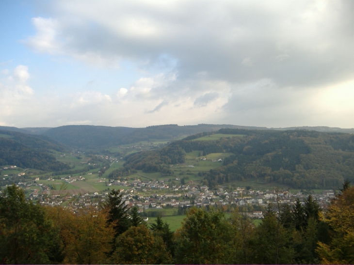 Panorama depuis la feuillée Nouvele - Le Val-d'Ajol