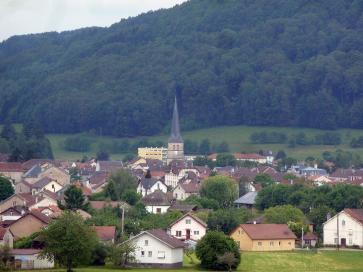 Vue sur le centre - Le Val-d'Ajol