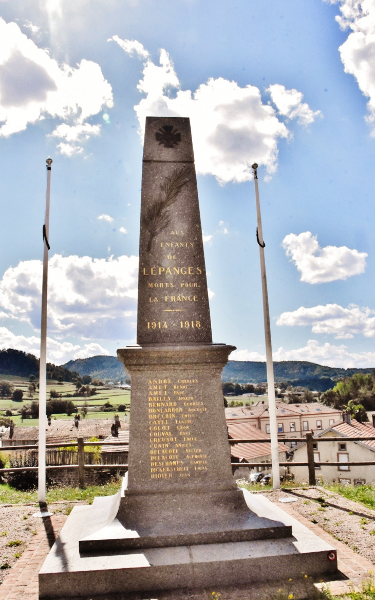 Monument-aux-Morts - Lépanges-sur-Vologne