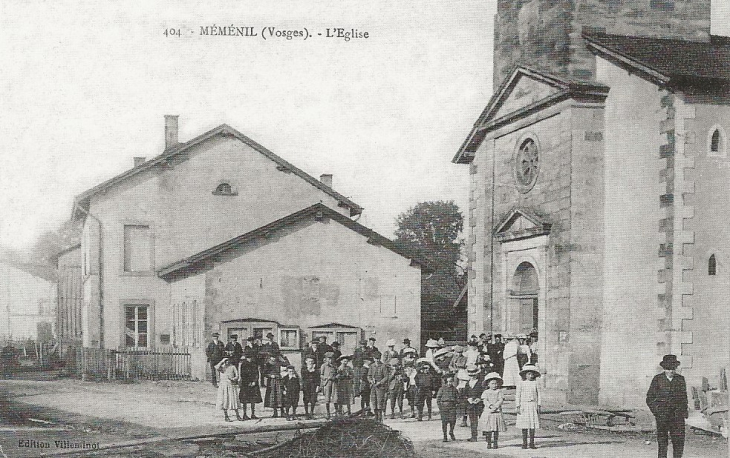 MEMENIL l'églice et la mairie - Méménil