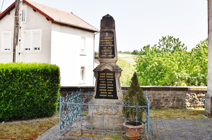 Monument-aux-Morts - Monthureux-le-Sec