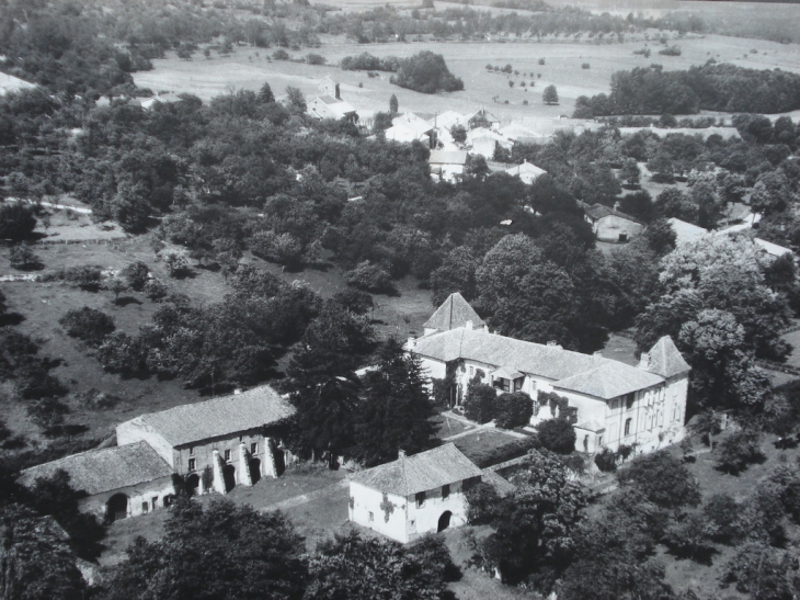 Vue aérienne du château de morizecourt - Morizécourt