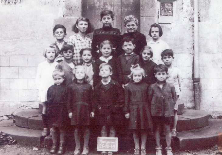 Morizécourt ecole 1949