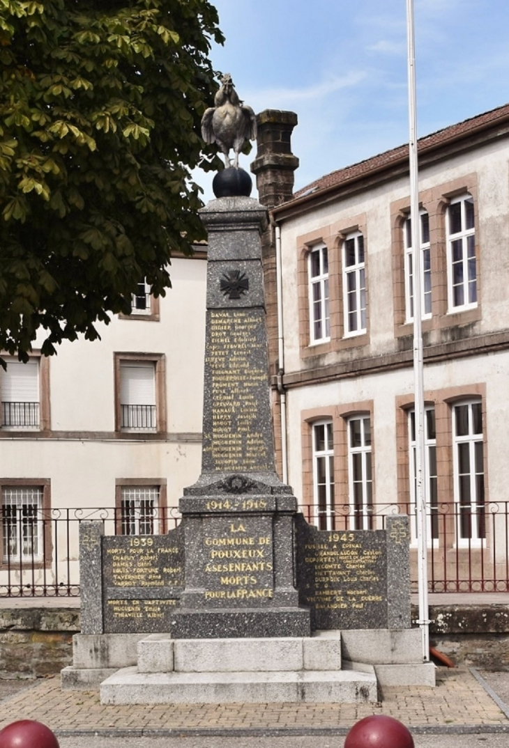 Monument-aux-Morts - Pouxeux