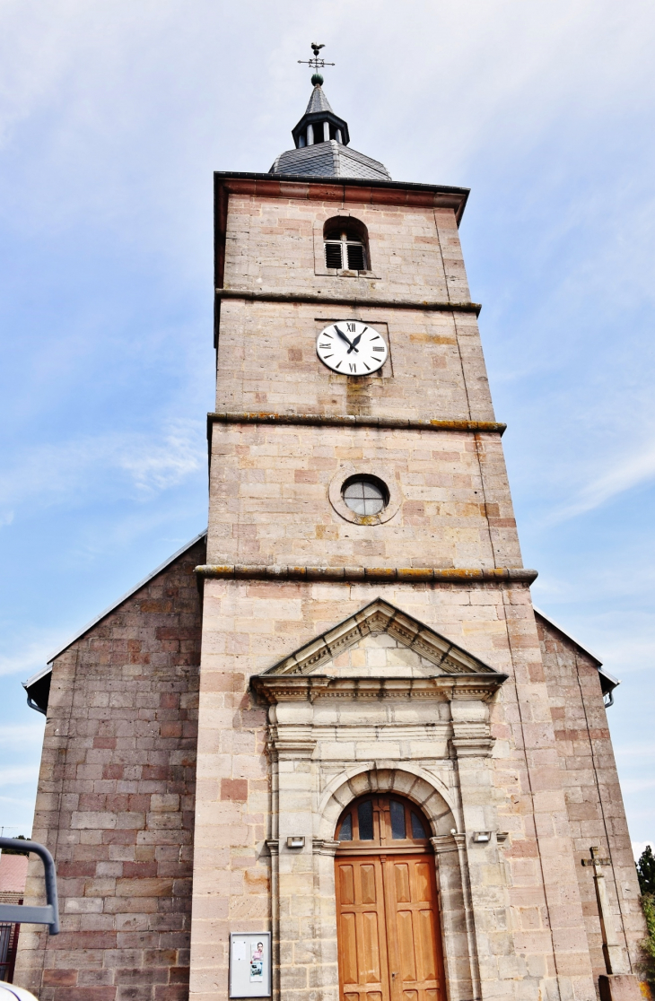 +-église Saint-Georges - Pouxeux