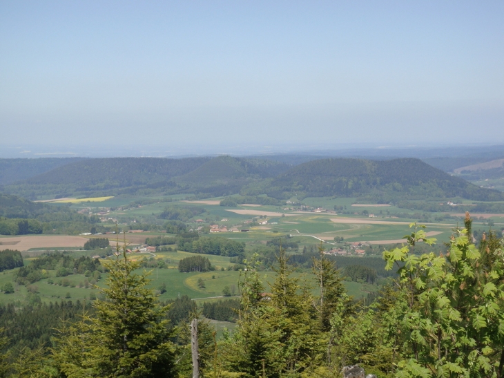 Vue depuis la tête de Nayemont - Vienville