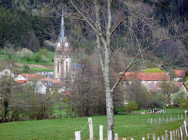 Vue sur le village - Wisembach