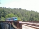 train sur le viaduc ligne EPINAL  . BELFORT