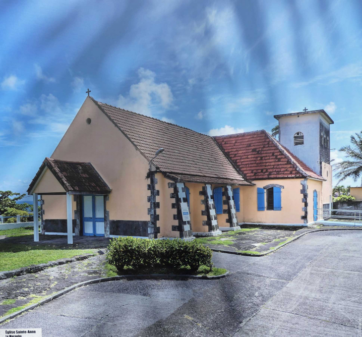 Le François : exposition de photos d'églises : Sainte Anne - Macouba