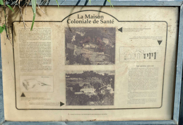 Quartier du Fort : la maison coloniale de Santé - Saint-Pierre