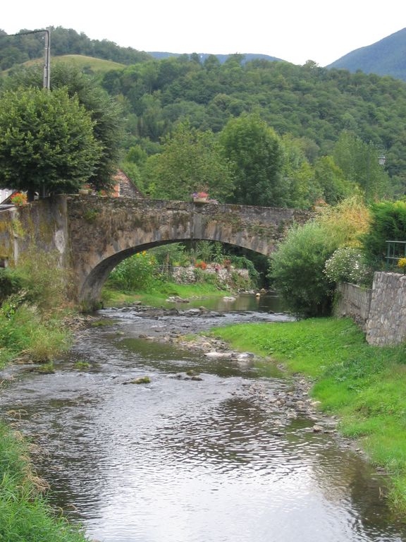 Pont sur la rivière - Audressein