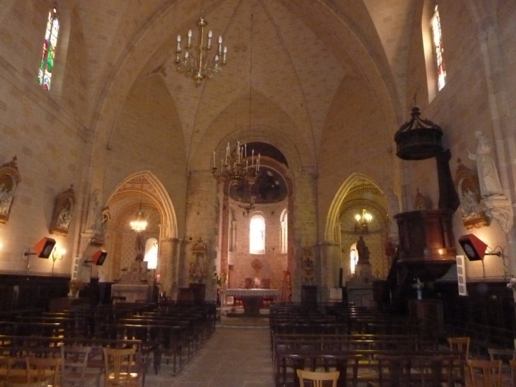 Nef de l'église St Sernin - Daumazan-sur-Arize