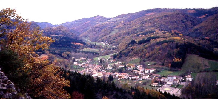 Vu du Roc des Caoujous - Fougax-et-Barrineuf