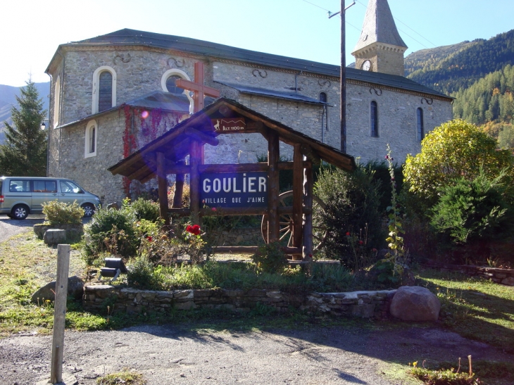 Entrée nord du village - Goulier