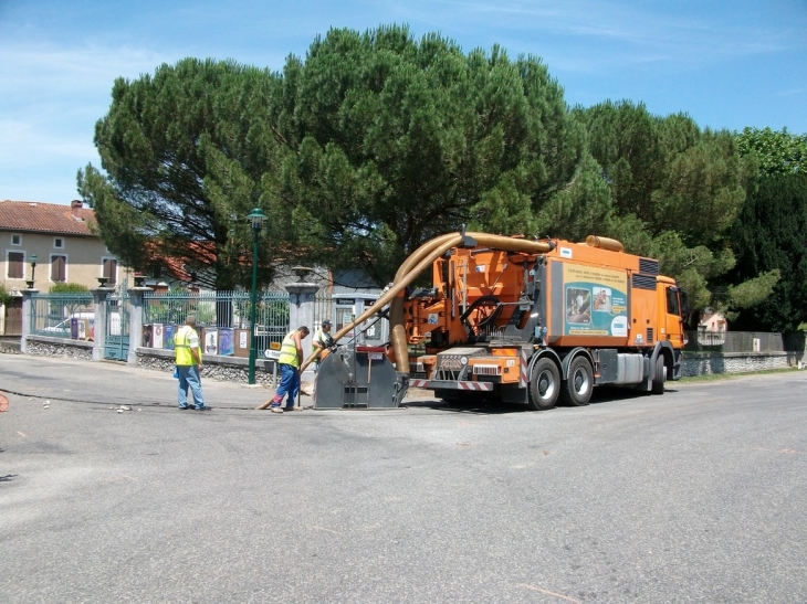 Passage de la Fibre Optique - La Bastide-du-Salat