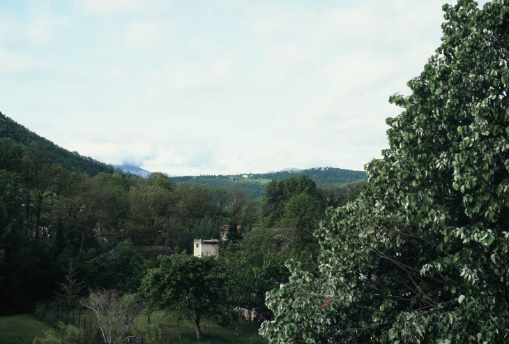 Le village vu depuis une hauteur - La Bastide-sur-l'Hers