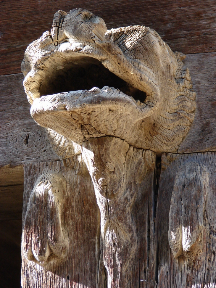 La Maison des Consuls : Les Têtes sculptées - Mirepoix