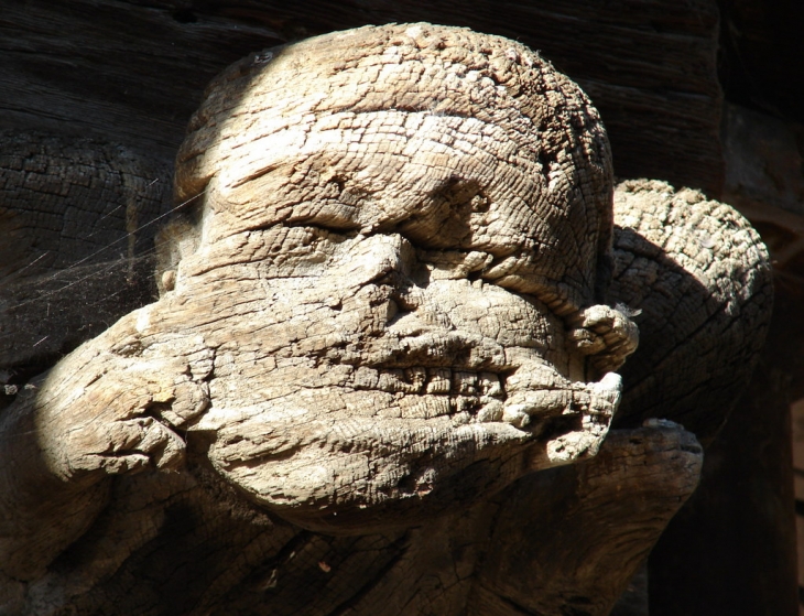 La Maison des Consuls : Les Têtes sculptées - Mirepoix