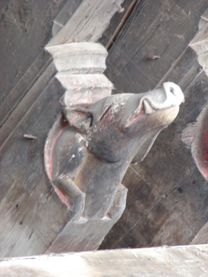 La Maison des Consuls : Les Têtes sculptées - Mirepoix