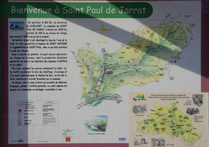 Plan - Saint-Paul-de-Jarrat