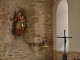 Eglise Notre Dame d'Aurès : Statue en bois de la Vierge du XVIIIe siècle.