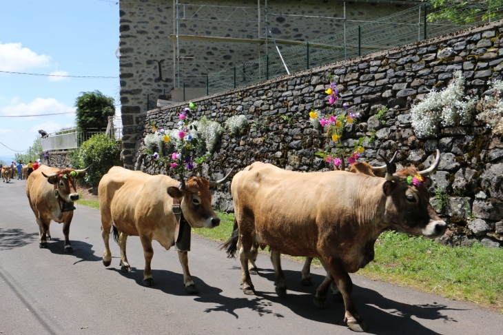 Passage à Verlac : fête et marches de l'estive. - Aurelle-Verlac